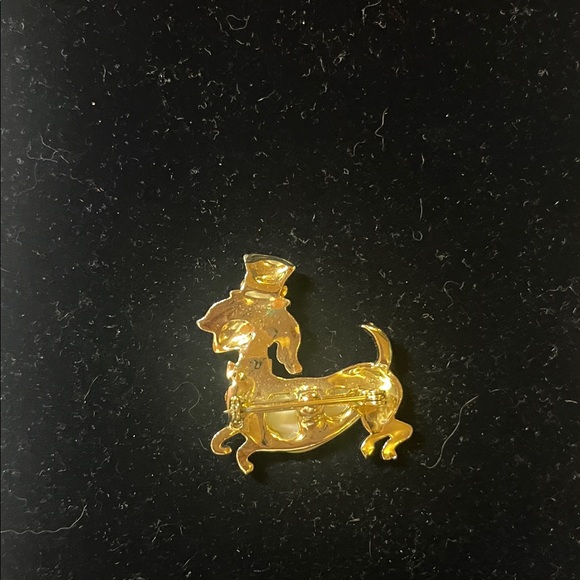 Vintage? Possibly Haunted Kind of Creepy Dog Brooch - Picture 2 of 2
